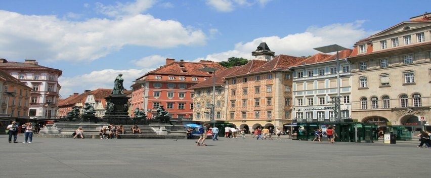 Городская площадь в Граце